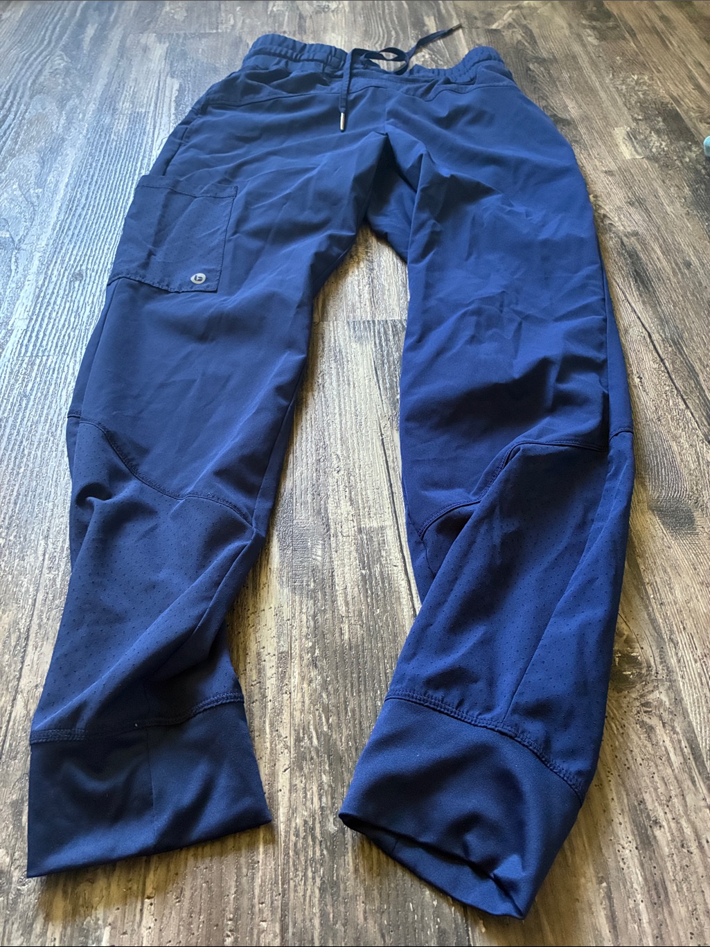 Barco Uniforms Navy Women's Jogger Scrub Pants With Drawstring